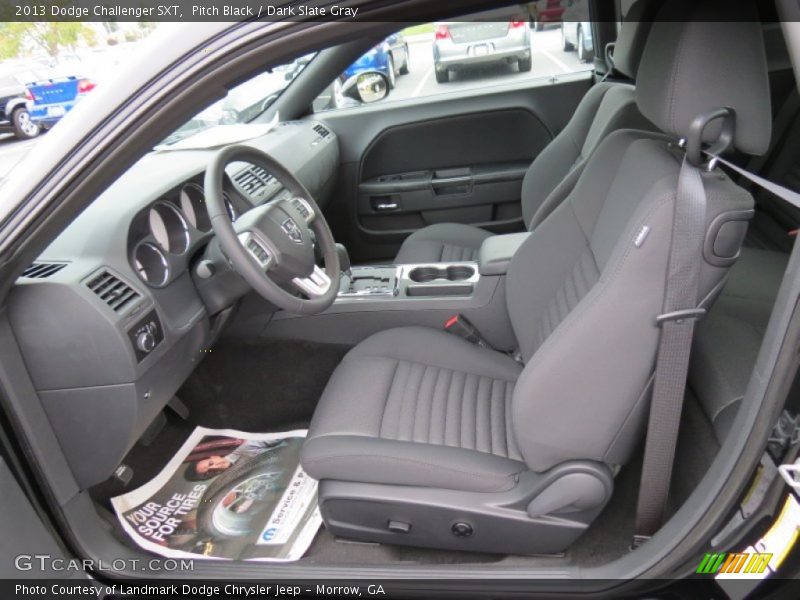 Pitch Black / Dark Slate Gray 2013 Dodge Challenger SXT
