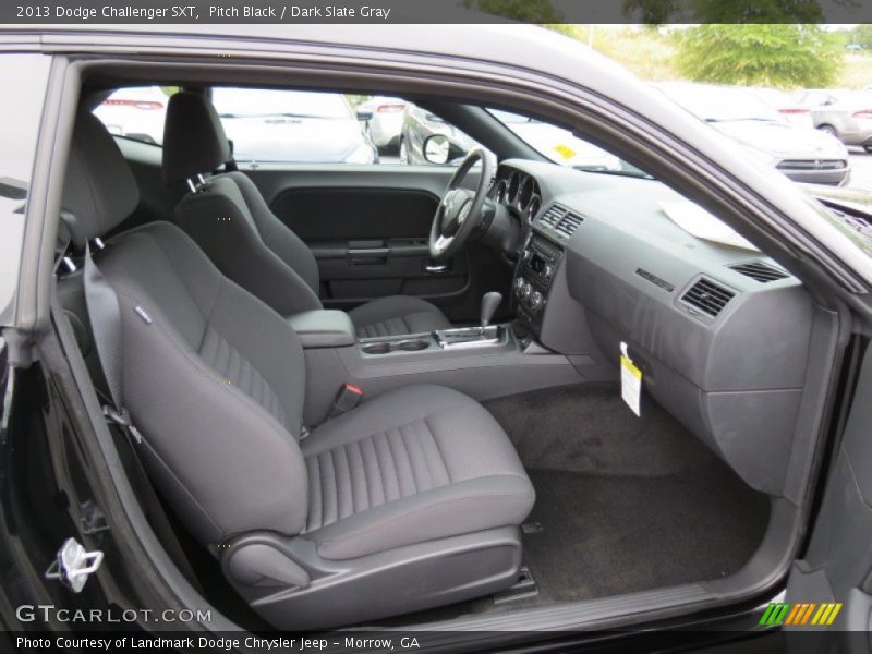 Pitch Black / Dark Slate Gray 2013 Dodge Challenger SXT