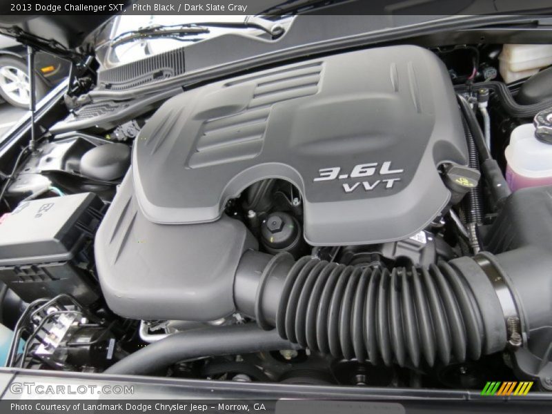 Pitch Black / Dark Slate Gray 2013 Dodge Challenger SXT