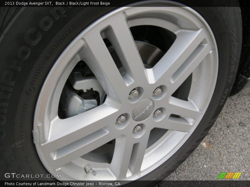 Black / Black/Light Frost Beige 2013 Dodge Avenger SXT
