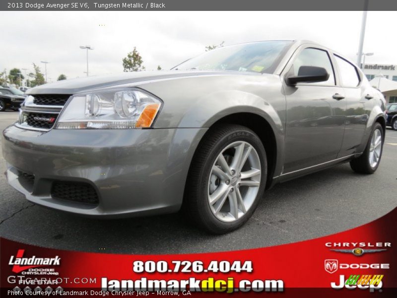 Tungsten Metallic / Black 2013 Dodge Avenger SE V6