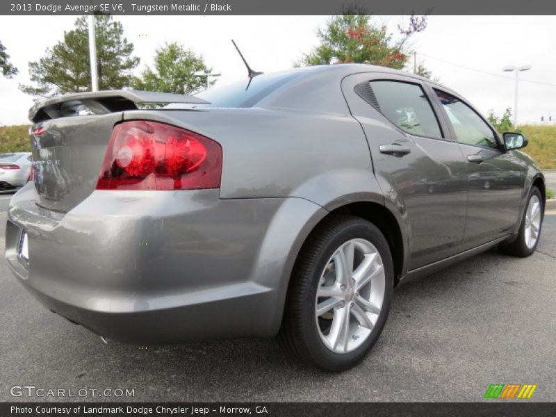 Tungsten Metallic / Black 2013 Dodge Avenger SE V6