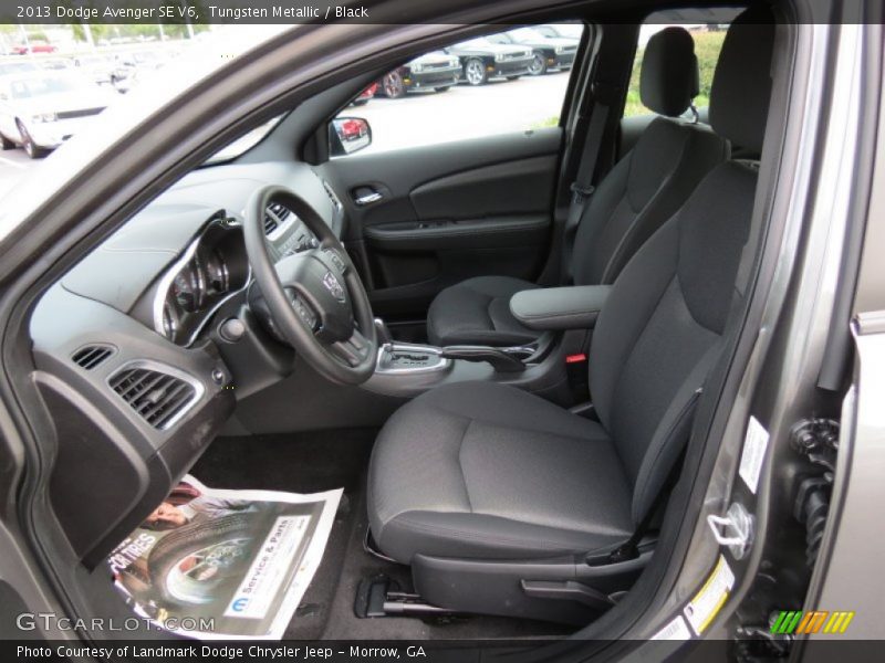  2013 Avenger SE V6 Black Interior