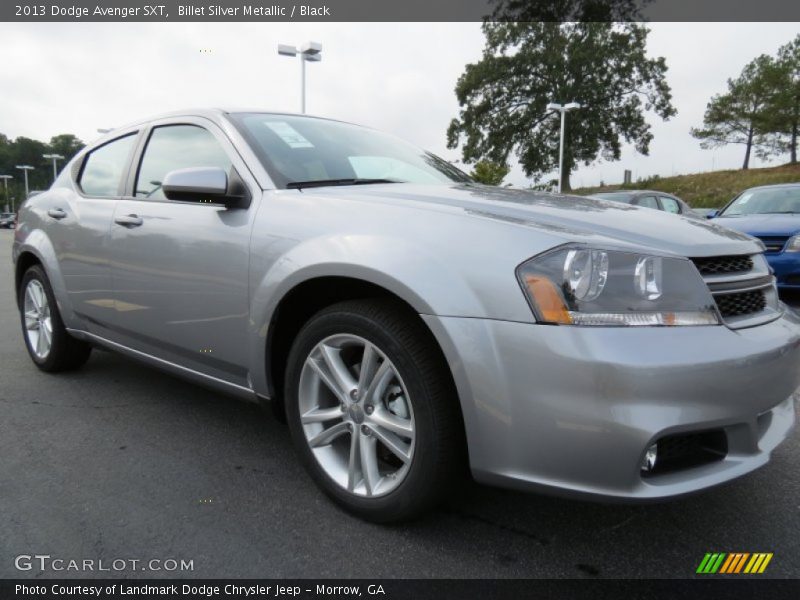 Billet Silver Metallic / Black 2013 Dodge Avenger SXT