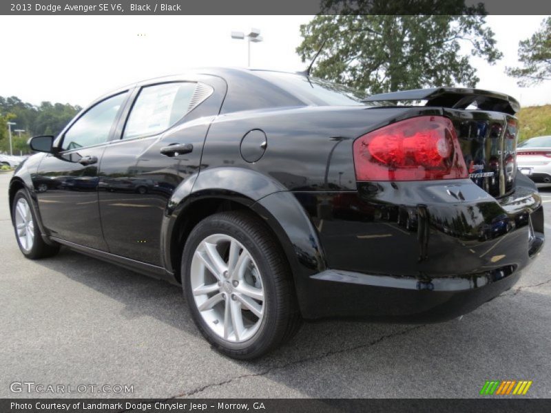 Black / Black 2013 Dodge Avenger SE V6