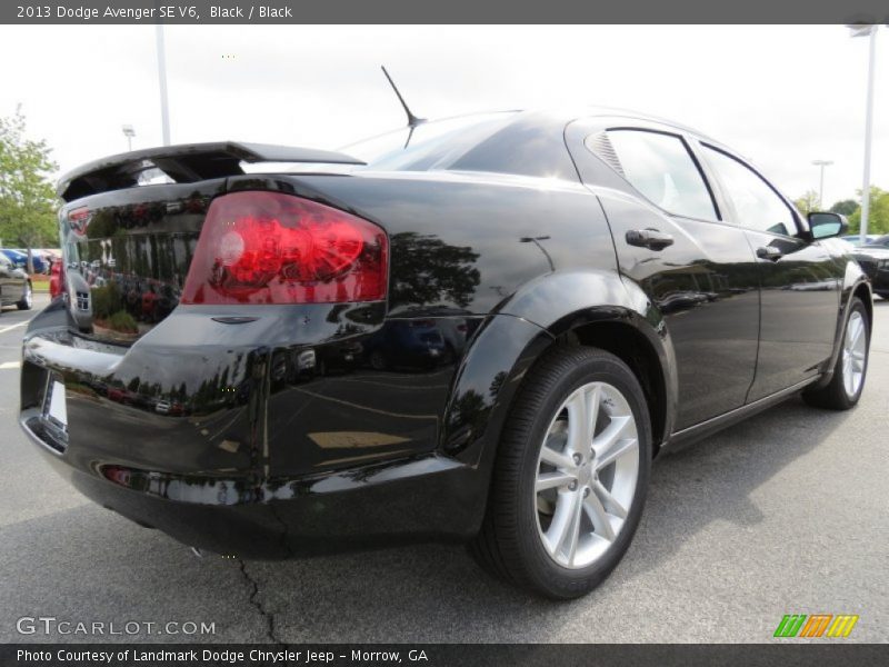 Black / Black 2013 Dodge Avenger SE V6