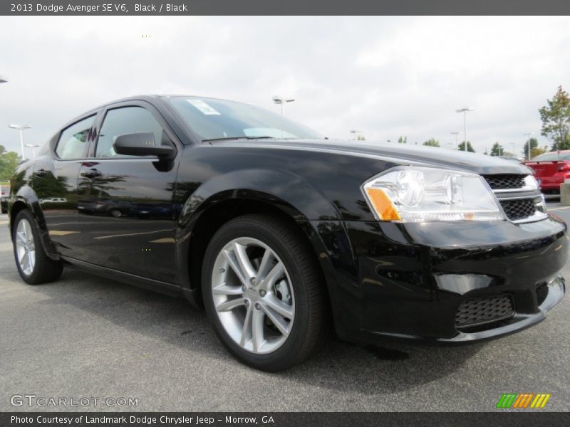 Black / Black 2013 Dodge Avenger SE V6