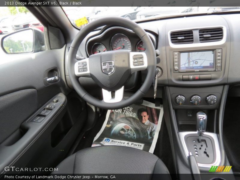 Dashboard of 2013 Avenger SXT V6