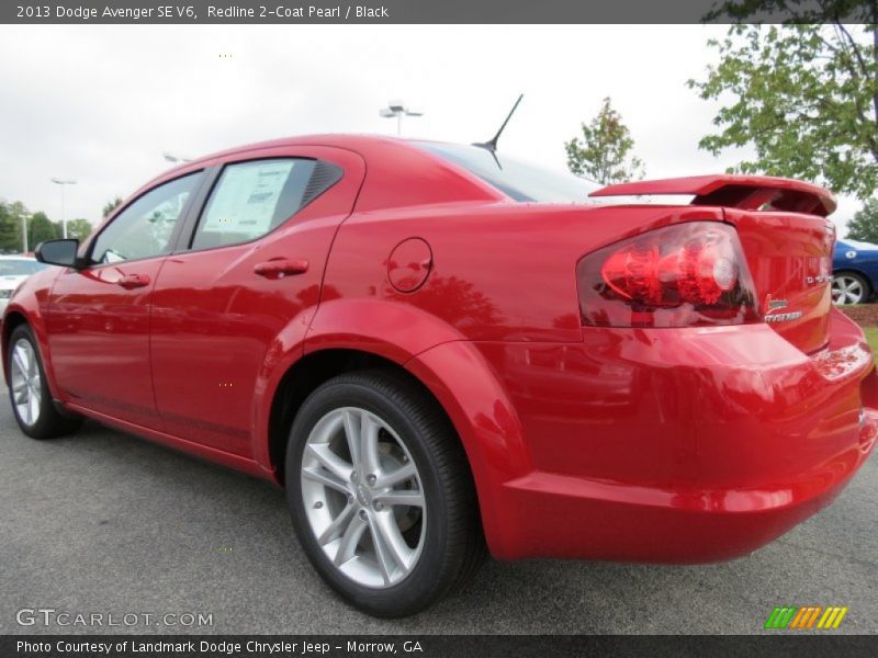 Redline 2-Coat Pearl / Black 2013 Dodge Avenger SE V6