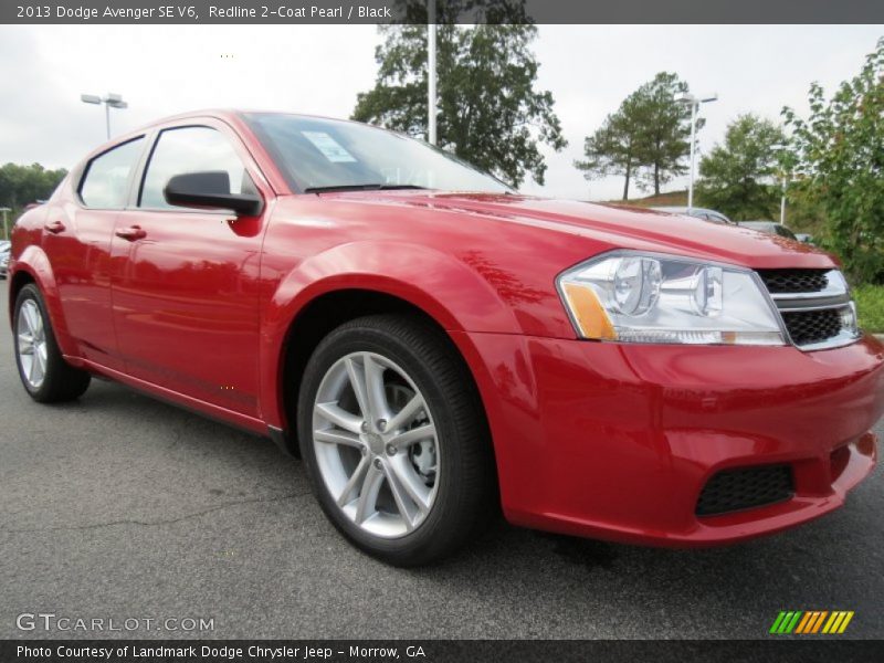 Redline 2-Coat Pearl / Black 2013 Dodge Avenger SE V6