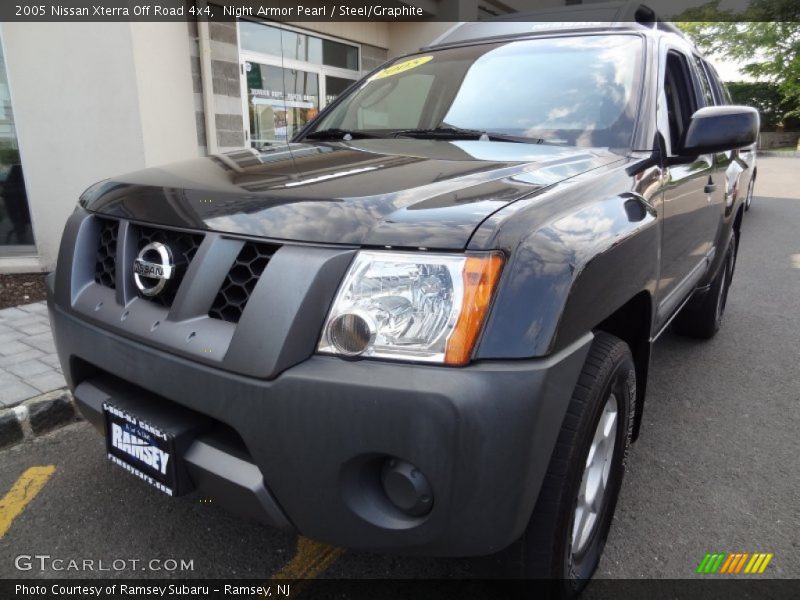 Night Armor Pearl / Steel/Graphite 2005 Nissan Xterra Off Road 4x4