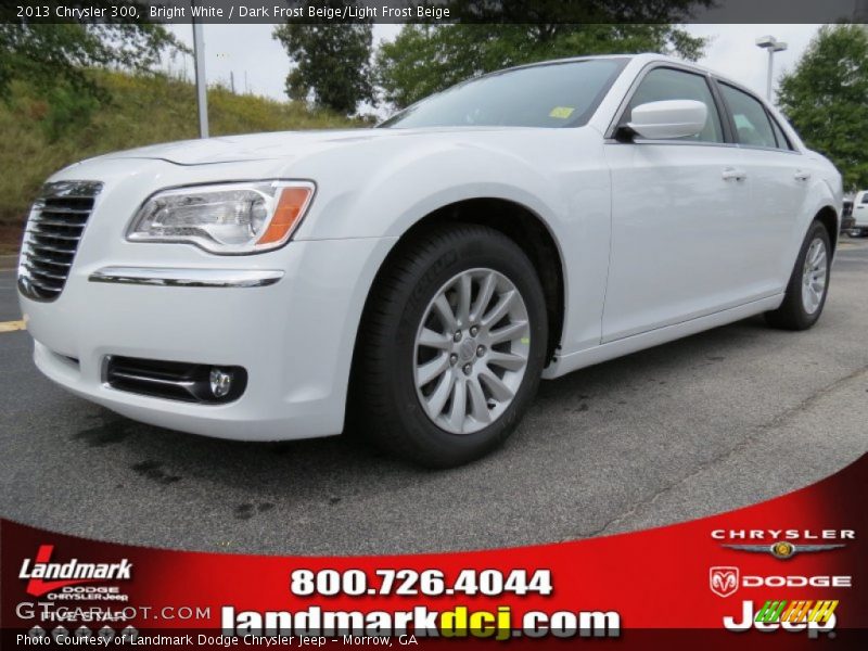 Bright White / Dark Frost Beige/Light Frost Beige 2013 Chrysler 300