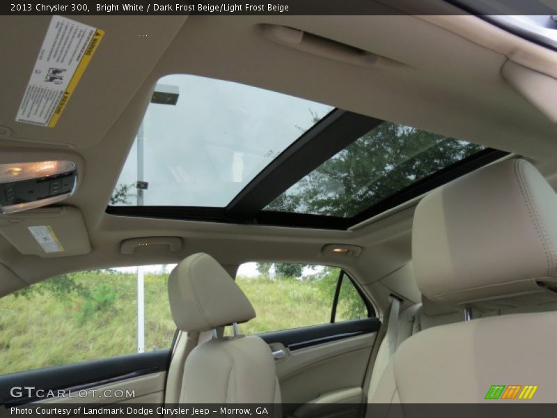 Bright White / Dark Frost Beige/Light Frost Beige 2013 Chrysler 300