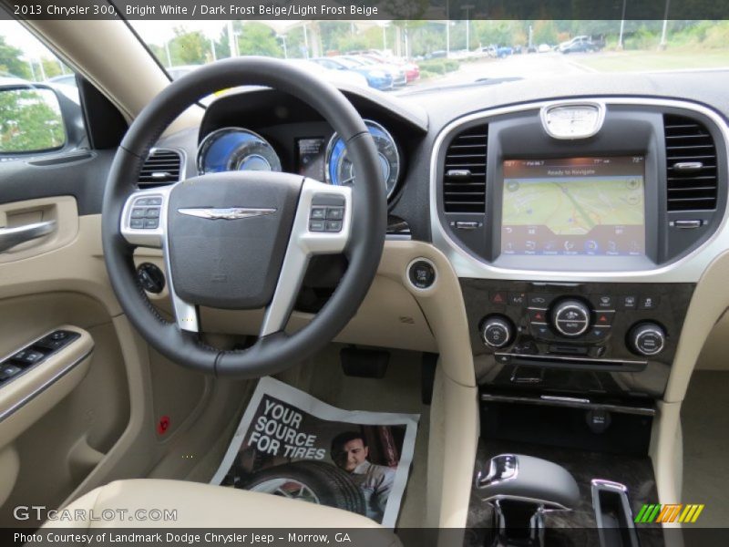 Bright White / Dark Frost Beige/Light Frost Beige 2013 Chrysler 300