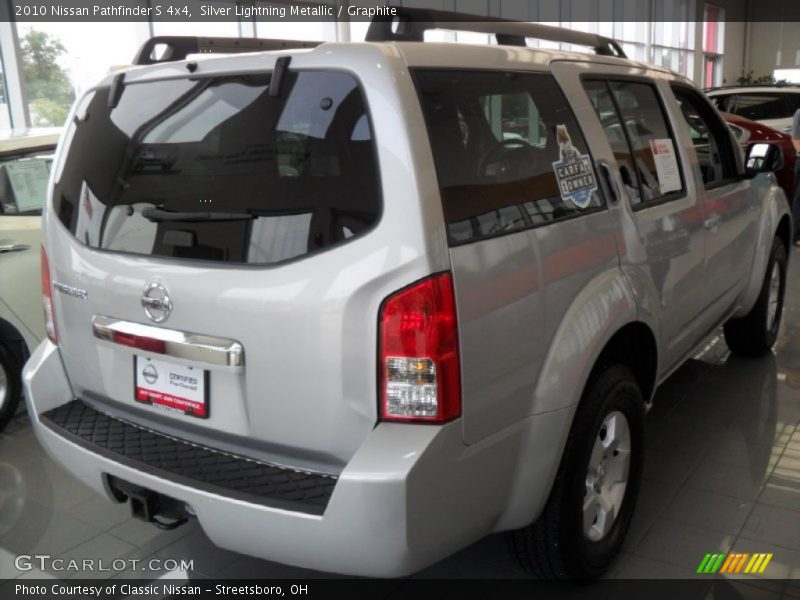 Silver Lightning Metallic / Graphite 2010 Nissan Pathfinder S 4x4