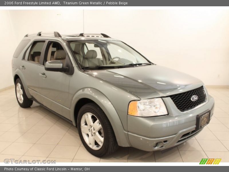 Titanium Green Metallic / Pebble Beige 2006 Ford Freestyle Limited AWD