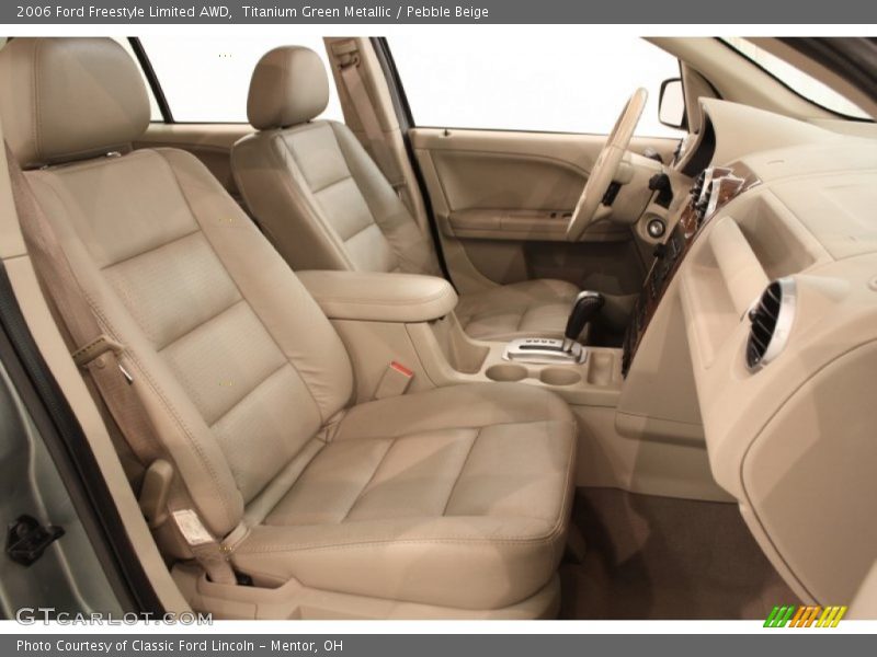 Titanium Green Metallic / Pebble Beige 2006 Ford Freestyle Limited AWD