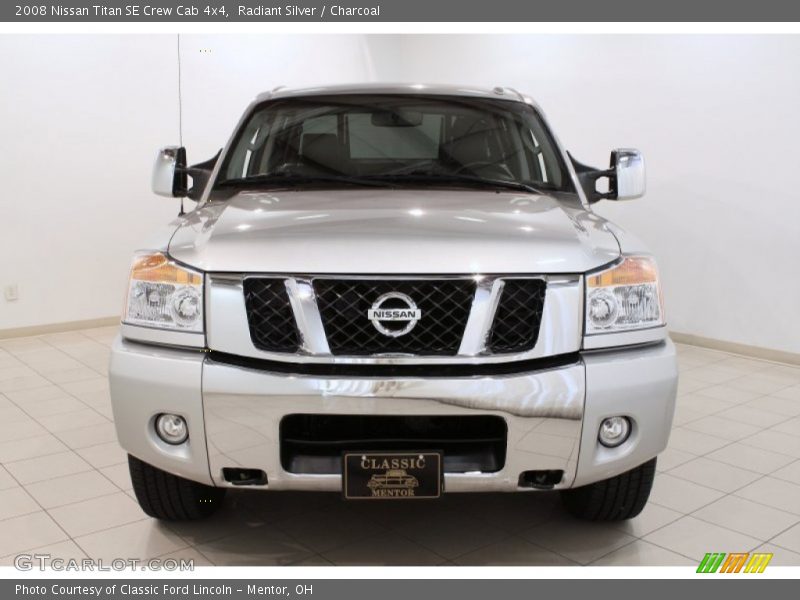 Radiant Silver / Charcoal 2008 Nissan Titan SE Crew Cab 4x4