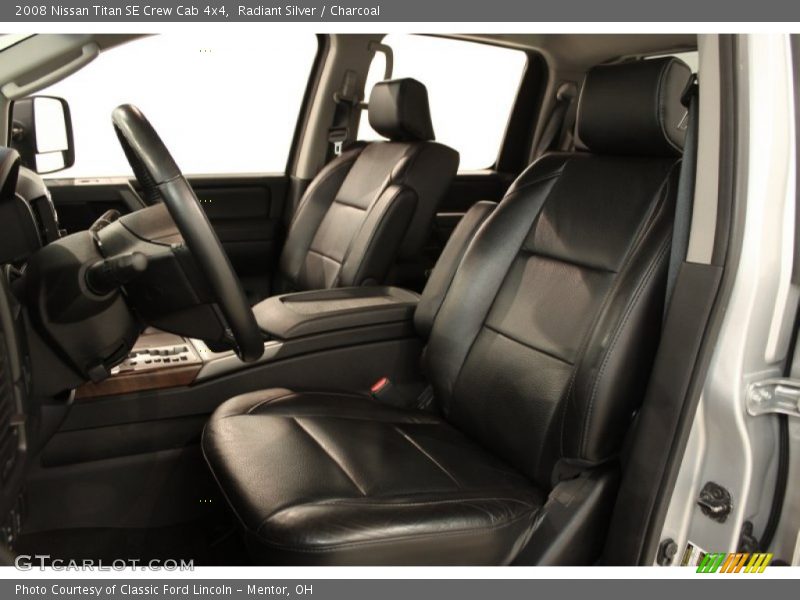 Radiant Silver / Charcoal 2008 Nissan Titan SE Crew Cab 4x4