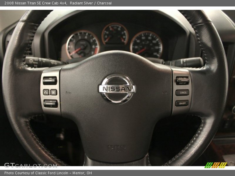 Radiant Silver / Charcoal 2008 Nissan Titan SE Crew Cab 4x4
