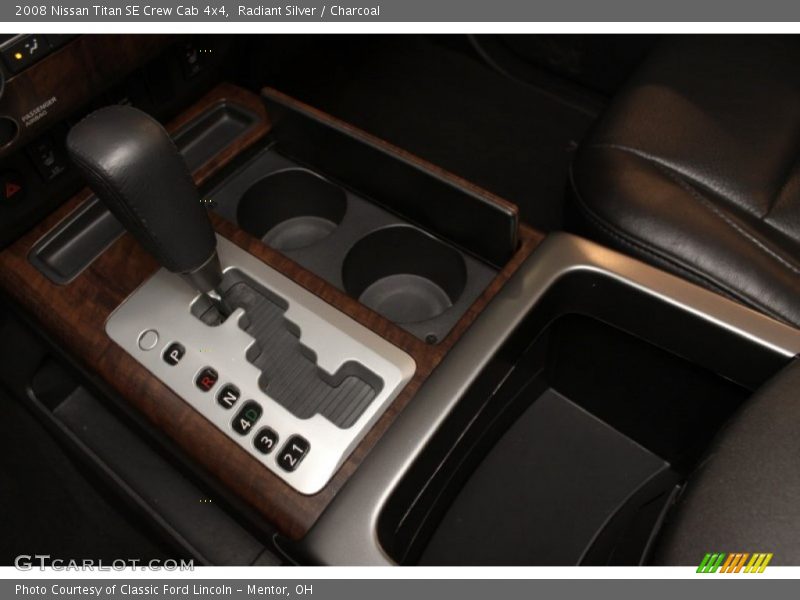 Radiant Silver / Charcoal 2008 Nissan Titan SE Crew Cab 4x4