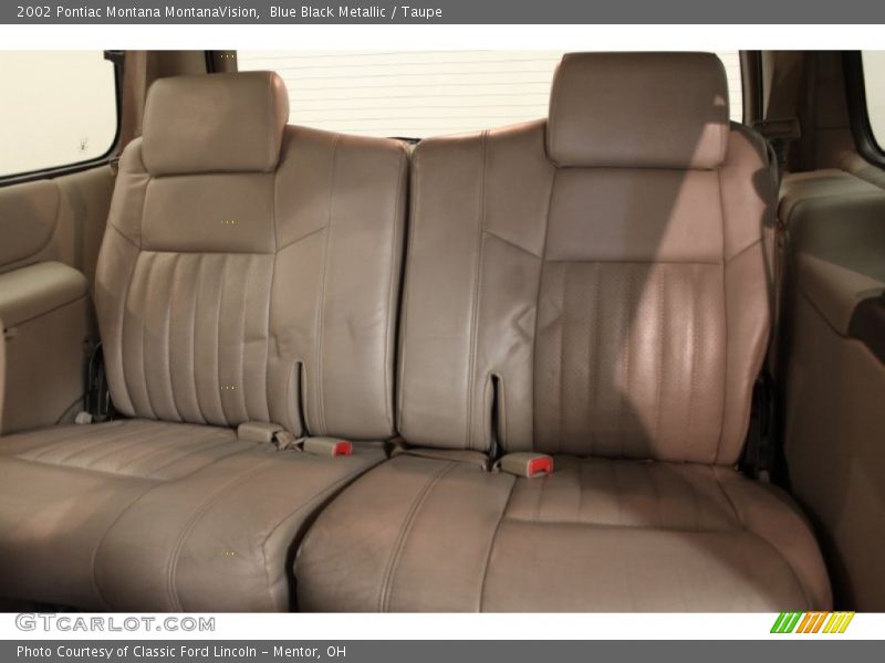 Rear Seat of 2002 Montana MontanaVision