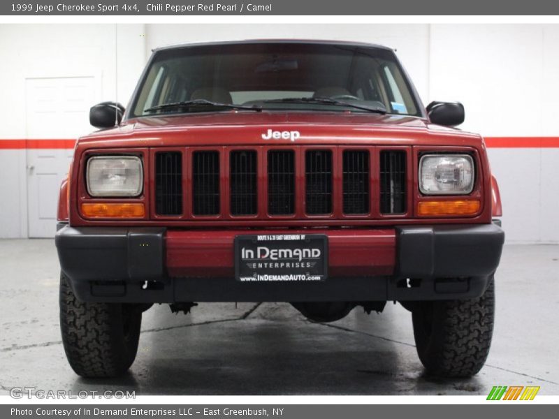 Chili Pepper Red Pearl / Camel 1999 Jeep Cherokee Sport 4x4