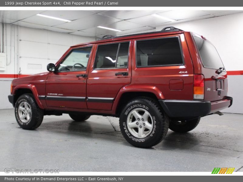 Chili Pepper Red Pearl / Camel 1999 Jeep Cherokee Sport 4x4