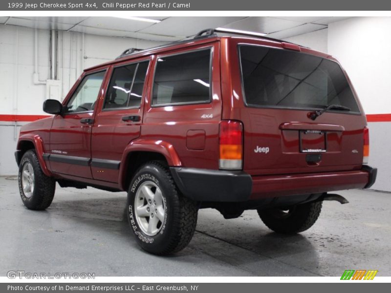 Chili Pepper Red Pearl / Camel 1999 Jeep Cherokee Sport 4x4
