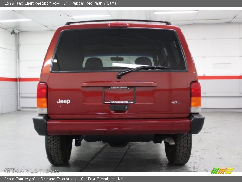 Chili Pepper Red Pearl / Camel 1999 Jeep Cherokee Sport 4x4