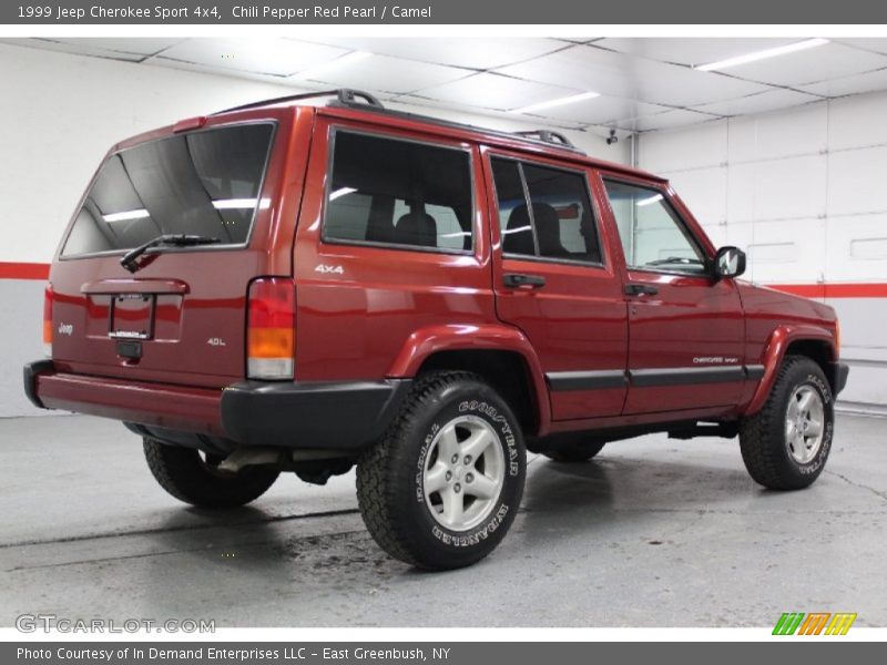 Chili Pepper Red Pearl / Camel 1999 Jeep Cherokee Sport 4x4