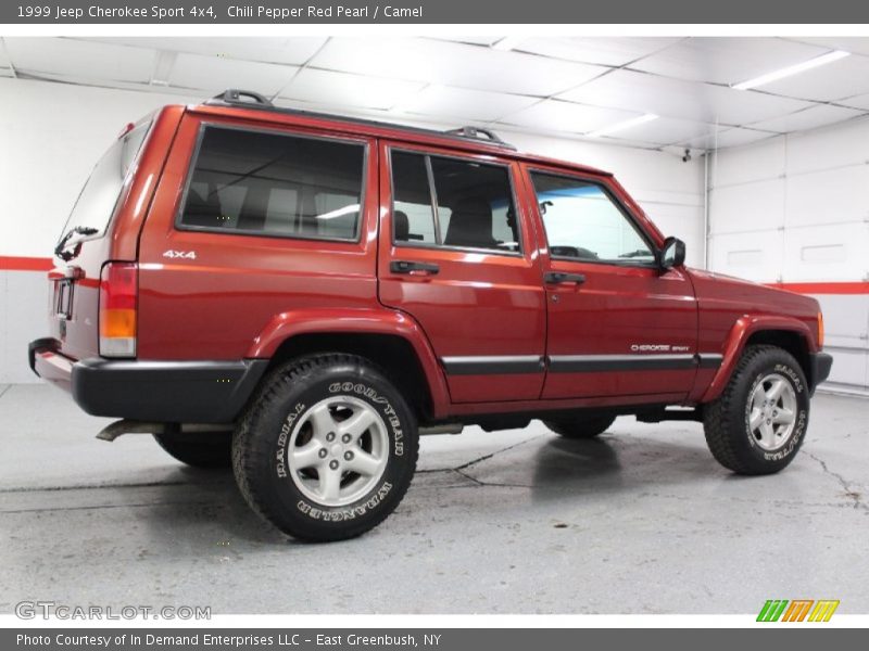 Chili Pepper Red Pearl / Camel 1999 Jeep Cherokee Sport 4x4
