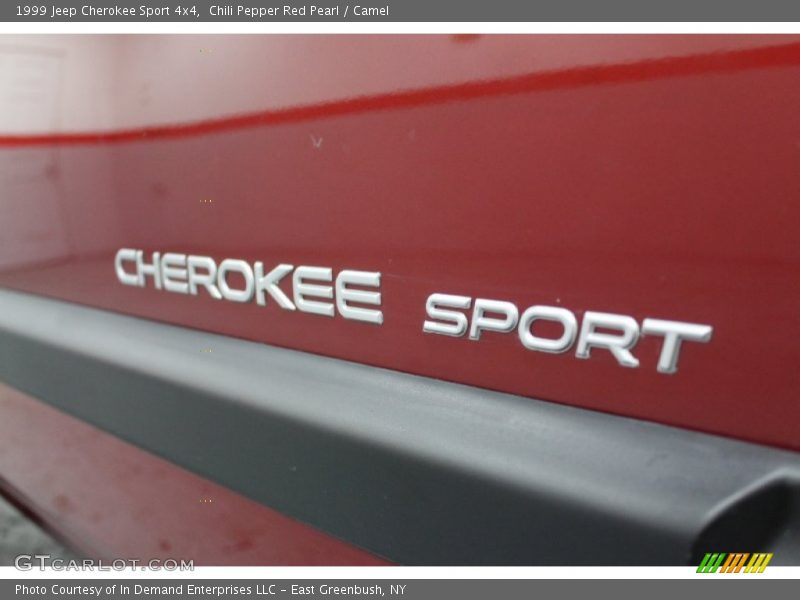 Chili Pepper Red Pearl / Camel 1999 Jeep Cherokee Sport 4x4