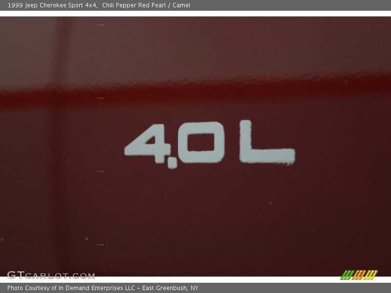 Chili Pepper Red Pearl / Camel 1999 Jeep Cherokee Sport 4x4