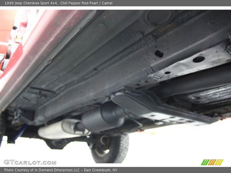 Chili Pepper Red Pearl / Camel 1999 Jeep Cherokee Sport 4x4