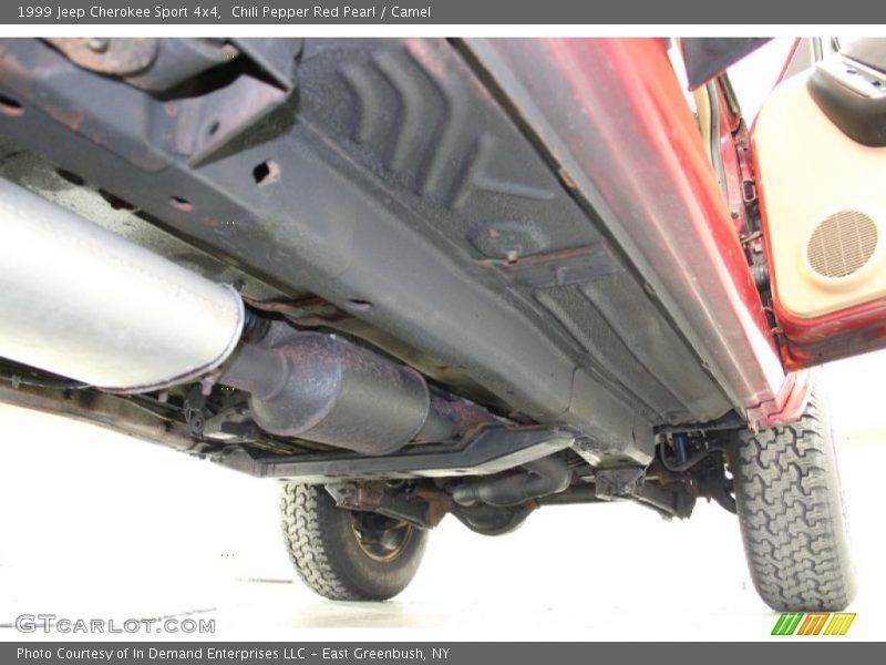 Chili Pepper Red Pearl / Camel 1999 Jeep Cherokee Sport 4x4