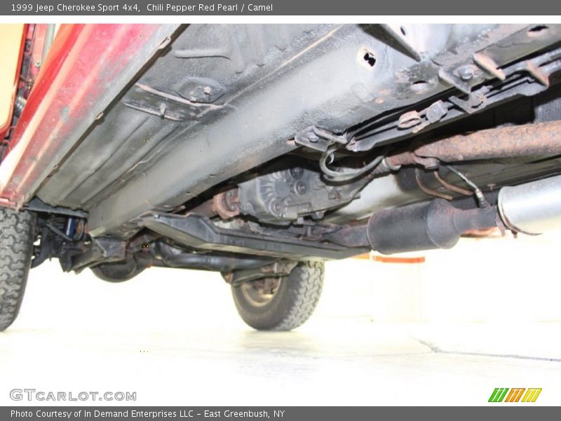 Chili Pepper Red Pearl / Camel 1999 Jeep Cherokee Sport 4x4