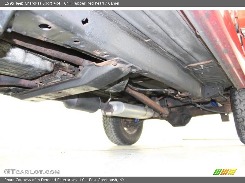 Chili Pepper Red Pearl / Camel 1999 Jeep Cherokee Sport 4x4