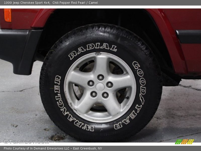 Chili Pepper Red Pearl / Camel 1999 Jeep Cherokee Sport 4x4