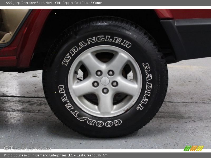 Chili Pepper Red Pearl / Camel 1999 Jeep Cherokee Sport 4x4