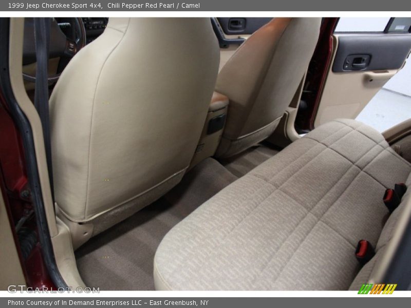 Chili Pepper Red Pearl / Camel 1999 Jeep Cherokee Sport 4x4