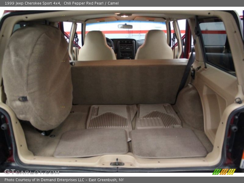 Chili Pepper Red Pearl / Camel 1999 Jeep Cherokee Sport 4x4