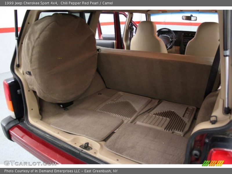 Chili Pepper Red Pearl / Camel 1999 Jeep Cherokee Sport 4x4
