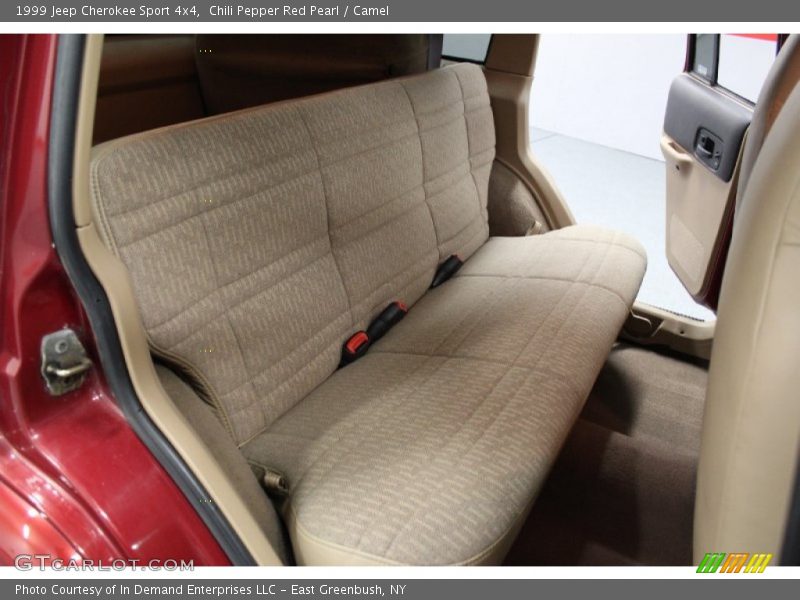 Chili Pepper Red Pearl / Camel 1999 Jeep Cherokee Sport 4x4