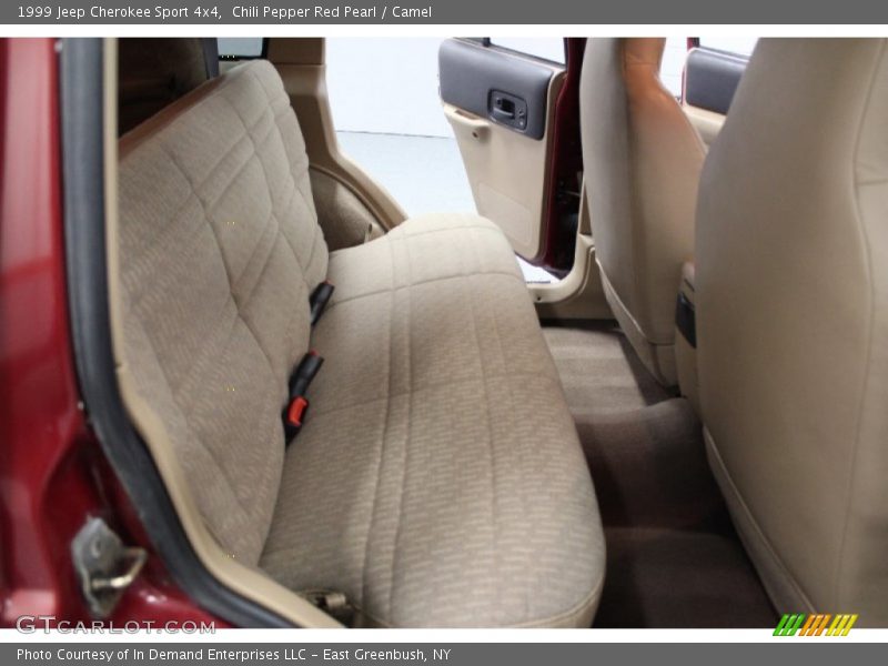 Chili Pepper Red Pearl / Camel 1999 Jeep Cherokee Sport 4x4