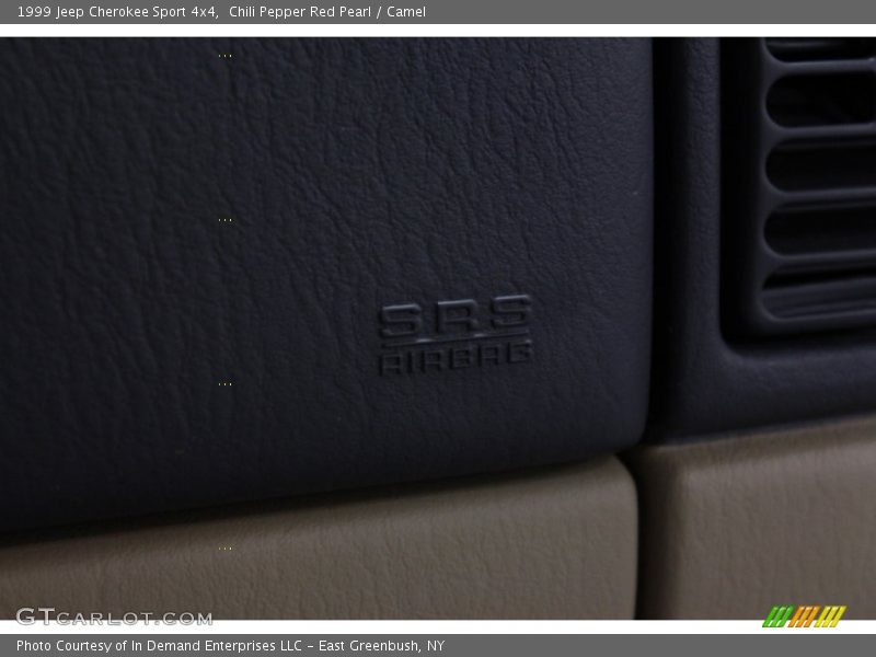 Chili Pepper Red Pearl / Camel 1999 Jeep Cherokee Sport 4x4