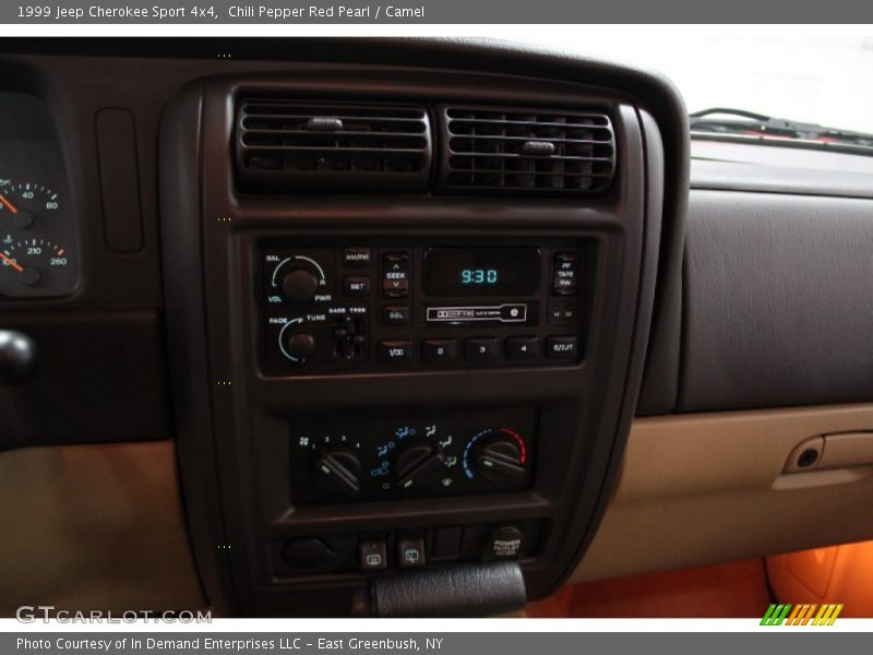 Chili Pepper Red Pearl / Camel 1999 Jeep Cherokee Sport 4x4