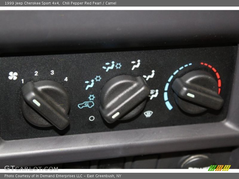 Chili Pepper Red Pearl / Camel 1999 Jeep Cherokee Sport 4x4