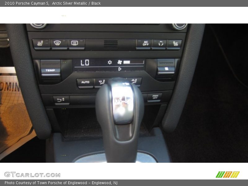 Arctic Silver Metallic / Black 2010 Porsche Cayman S