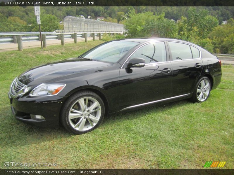 Obsidian Black / Black 2010 Lexus GS 450h Hybrid